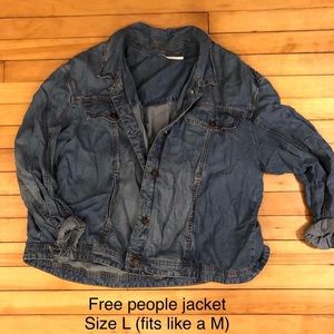 Jean cloth jacket
